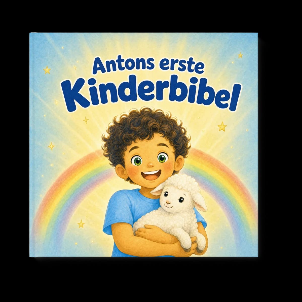 Personalisierte Kinderbibel mit deinem Kind auf dem Cover