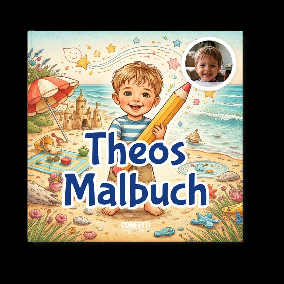 Personalisiertes Malbuch aus eigenen Fotos