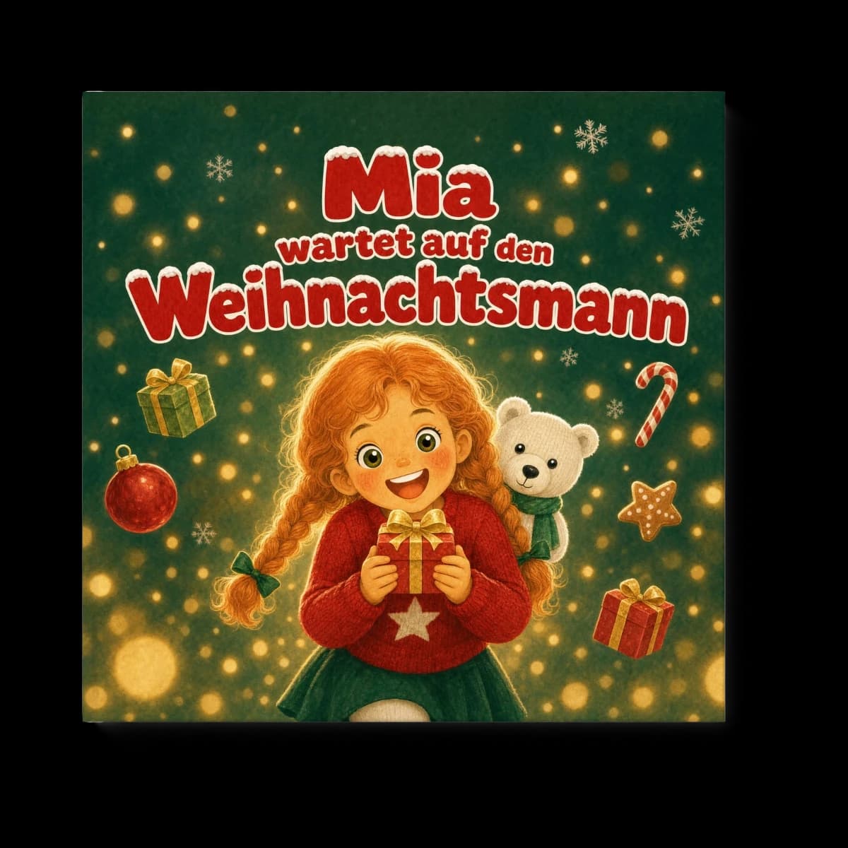 Personalisiertes Weihnachtsbuch — Warten auf den Weihnachtsmann