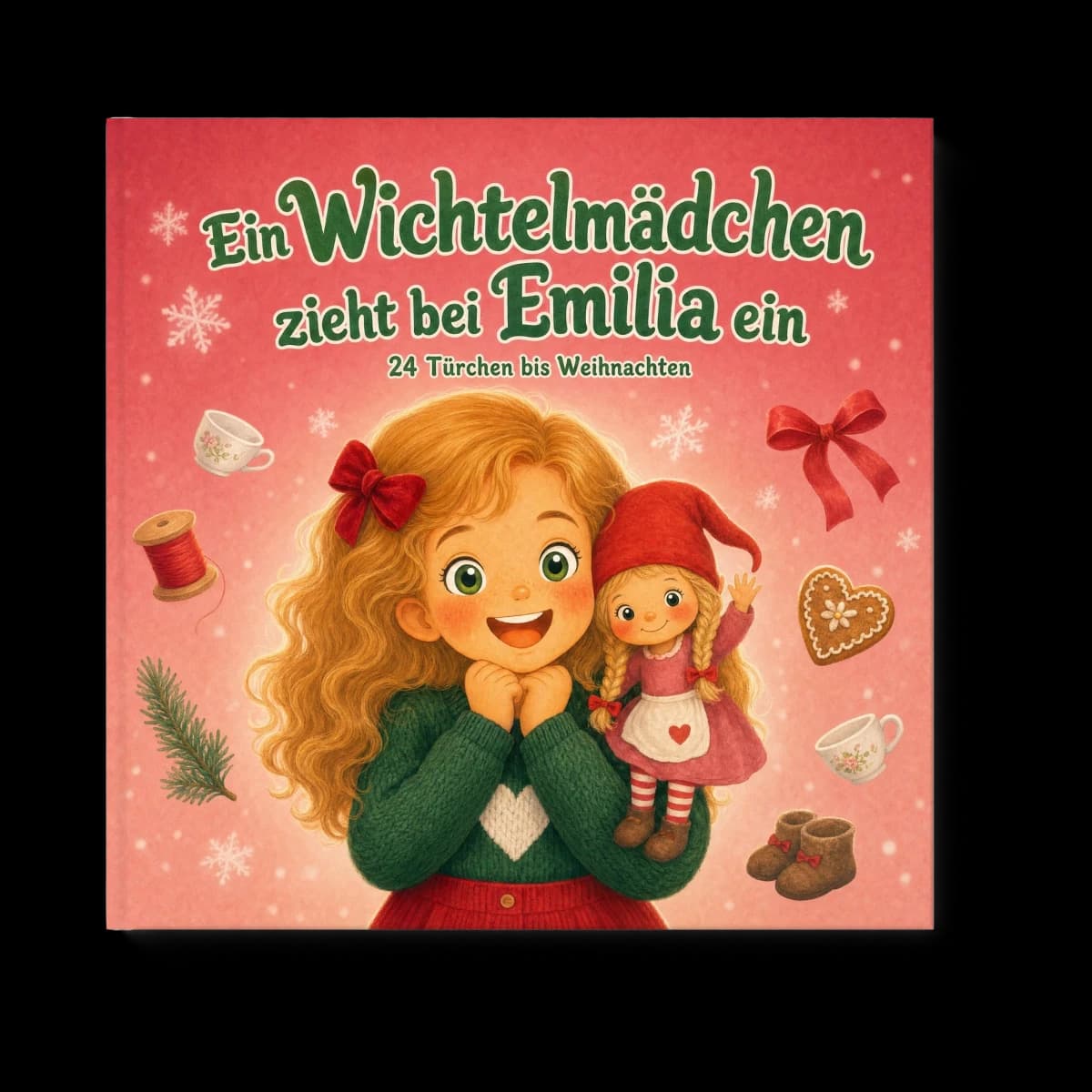 Personalisierter Adventskalender — Ein Wichtelmädchen zieht ein